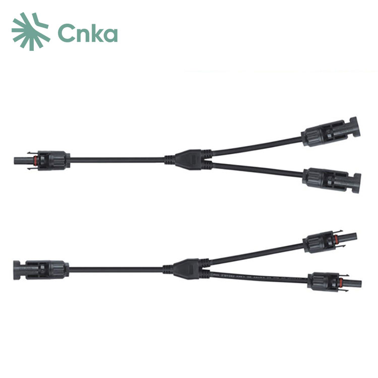 Aurinkopaneeli Y 2 in 1 -liitin